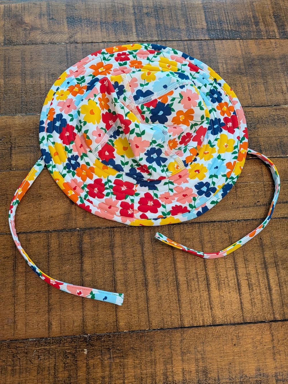 Hanna Andersson Baby Floral Swim Sun Hat - XXS, Like New
